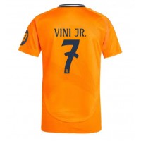 Camisa de Futebol Real Madrid Vinicius Junior #7 Equipamento Secundário 2024-25 Manga Curta